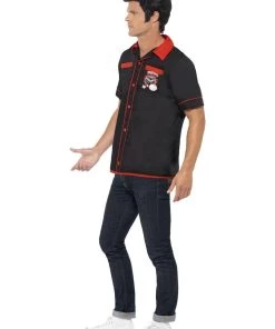 Smiffy's Mens Bowling Strike It Lucky 50's Shirt