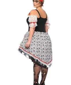 Leg Avenue Womens Sugar Skull Senorita Women's Mexican Plus Size Costume