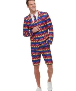 Smiffys Sunset Flamingo Adult Male Summer Suit