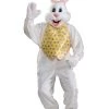 Rubie's Easter Bunny Super Deluxe White Rabbit Mascot Fancy Dress Adult Costume Womens