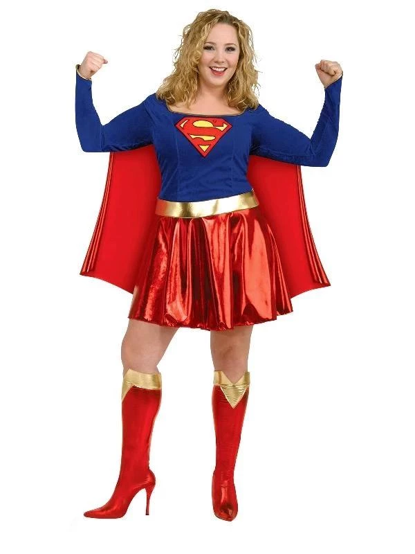 Rubie's Supergirl Plus Size Curvy Costume Womens 3 Rubie's Supergirl Plus Size Curvy Costume Womens