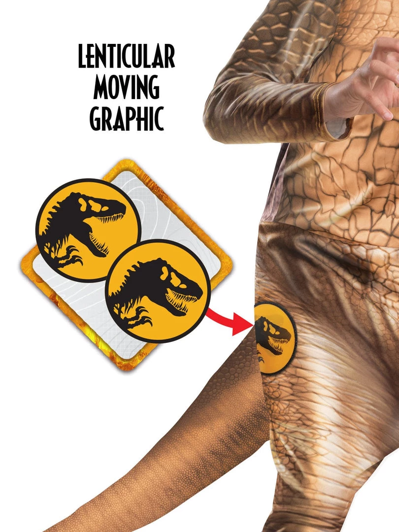 Rubie's T-Rex Jurassic World Dominion Deluxe Child Costume 6 Rubie's T-Rex Jurassic World Dominion Deluxe Child Costume