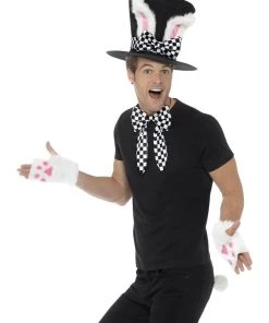 Smiffys Buy Costumes Tea Party March Hare Kit Black & White