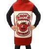 Tomfoolery Tomato Sauce Bottle Costume Womens