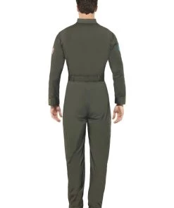 Smiffy's Top Gun Maverick Fighter Pilot Flight Suit And Aviator Sunglasses