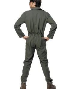 Smiffy's Top Gun Maverick Goose Iceman Classic Flight Suit Mens