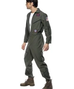 Smiffy's Top Gun Maverick Goose Iceman Classic Flight Suit Mens