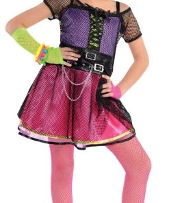 Amscan Totally 80s Girls Pop Star Costume Kids