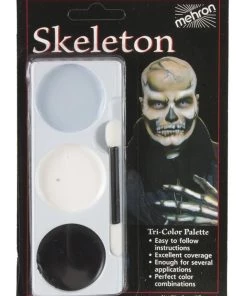 Skeleton Mehron Tri-Colour Palette Womens