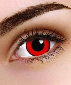 ColourVue Voldermort Red Coloured Contact Lenses