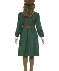 Smiffys Historical WW2 Evacuee Girl Children's Costume Tween 7 Smiffys Historical WW2 Evacuee Girl Children's Costume Tween