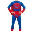 Smiffy's Wally Man Super Hero Jumpsuit Costume