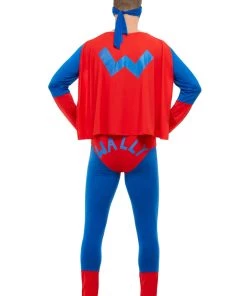 Smiffy's Wally Man Super Hero Jumpsuit Costume 9 Smiffy's Wally Man Super Hero Jumpsuit Costume