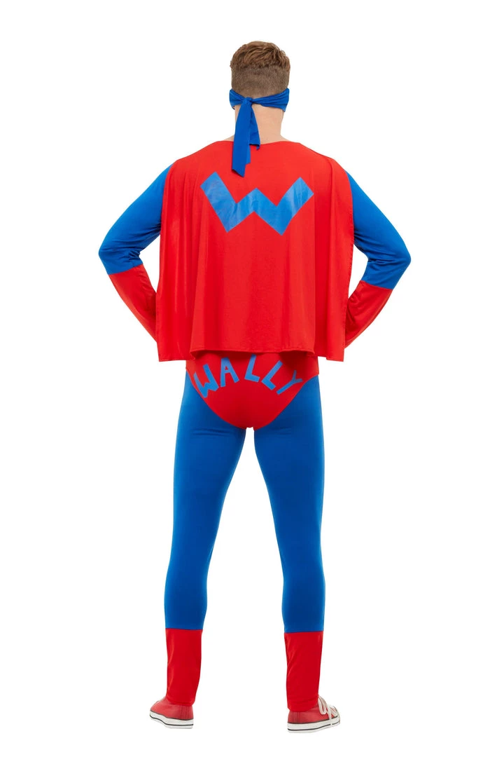 Smiffy's Wally Man Super Hero Jumpsuit Costume 6 Smiffy's Wally Man Super Hero Jumpsuit Costume