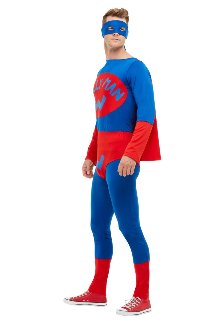 Smiffy's Wally Man Super Hero Jumpsuit Costume 5 Smiffy's Wally Man Super Hero Jumpsuit Costume