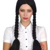 Carnival Products Womens Wednesday Adams Costume Wig