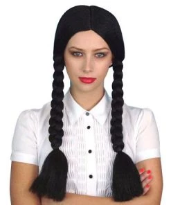 Carnival Products Womens Wednesday Adams Costume Wig