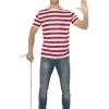 Smiffy's Mens Where's Wally Adult Fancy Dress Costume Kit