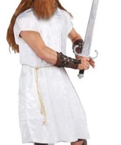 Tomfoolery White Tunic Toga
