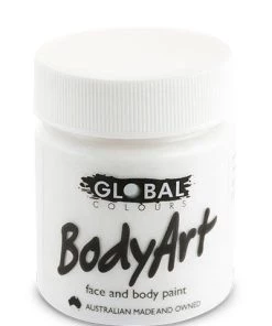 Global Colours White Body And Face Paint Womens
