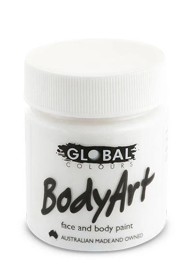 Global Colours White Body And Face Paint Womens 4 Global Colours White Body And Face Paint Womens