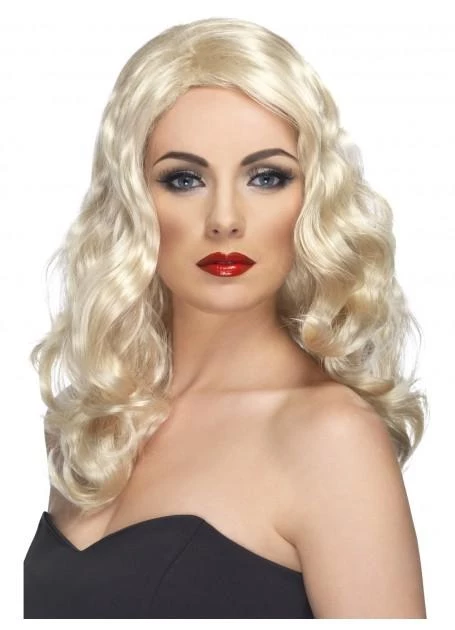 Smiffy's Glamorous Wig Movie Star Blonde 3 Smiffy's Glamorous Wig Movie Star Blonde