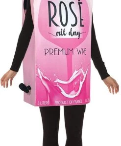 Tomfoolery Wine Box Rose Costume Womens