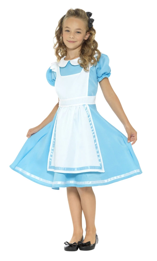 Smiffy's Alice Wonderland Princess Girls Costume Fancy Dress Kids 3 Smiffy's Alice Wonderland Princess Girls Costume Fancy Dress Kids