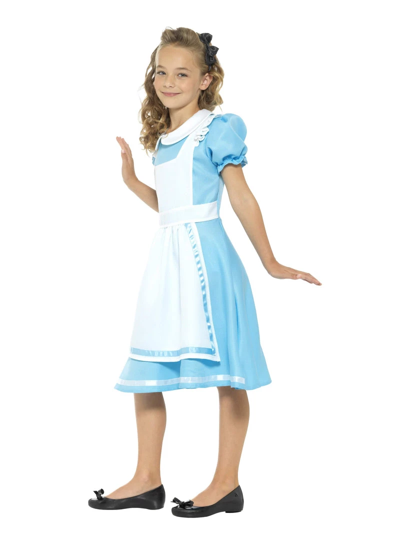 Smiffy's Alice Wonderland Princess Girls Costume Fancy Dress Kids 4 Smiffy's Alice Wonderland Princess Girls Costume Fancy Dress Kids