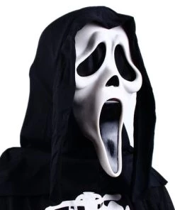 Carnival Products Scream Ghostface Overhead Latex Mask With Hood