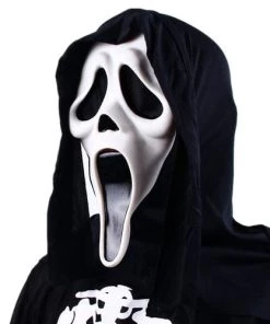 Carnival Products Scream Ghostface Overhead Latex Mask With Hood