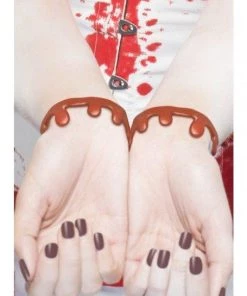 Smiffy's Blood Drip Bracelets Slashed Up Halloween Bracelets Buy Costumes