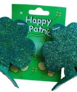 Sweidas Shamrock Glitter Hair Clips Buy Costumes