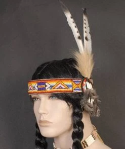 Interalia Native American Indian Costume Feather Headband