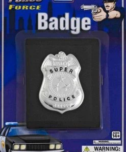 Sweidas Womens Metal Police Badge Wallet