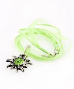 Disguises Edelweiss Oktoberfest Necklace Bavarian Dirndle Costume Jewelry