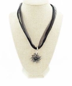 Disguises Edelweiss Oktoberfest Necklace Bavarian Dirndle Costume Jewelry