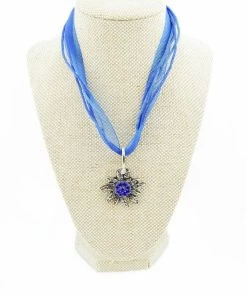 Disguises Edelweiss Oktoberfest Necklace Bavarian Dirndle Costume Jewelry