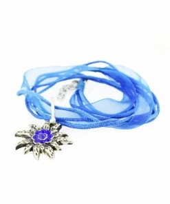 Disguises Edelweiss Oktoberfest Necklace Bavarian Dirndle Costume Jewelry