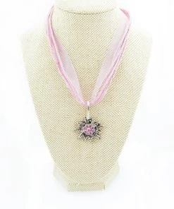 Disguises Edelweiss Oktoberfest Necklace Bavarian Dirndle Costume Jewelry