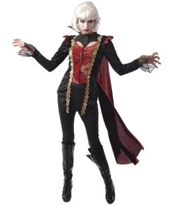 Sweidas Womens Gothic Jacket With Cape