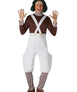 Rubies Mens Oompa Loompa Deluxe Adult Willy Wonka Costume