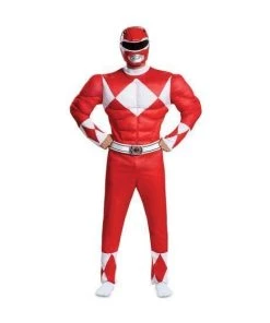 Disguise Power Rangers Mighty Morphin Red Ranger Adult Costume