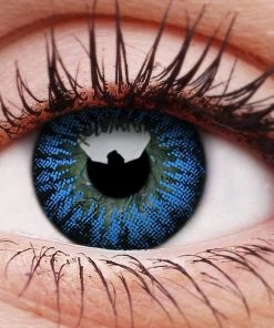 ColourVue Buy Costumes Cool Blue Coloured Contact Lenses