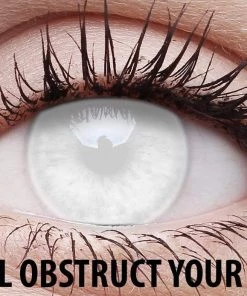 ColourVue Blind White Coloured Contact Lenses