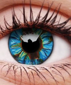 ColourVue Blue Streak Coloured Contact Lenses Buy Costumes