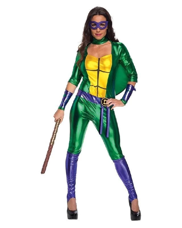 Rubies Donatello TMNT Women's Jumpsuit Adult Costume 3 Rubies Donatello TMNT Women's Jumpsuit Adult Costume