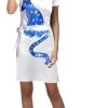 Partilicious Dancing Queen Cat Dress Blue