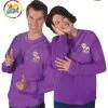 Rubie's Lachy Purple Wiggles Deluxe 30th Anniversary Costume Top For Adults