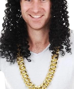 Tomfoolery Mens Pimp Necklace Chunky Gold Chain